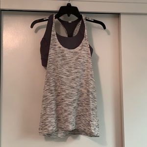 Workout Top with Sports Bra